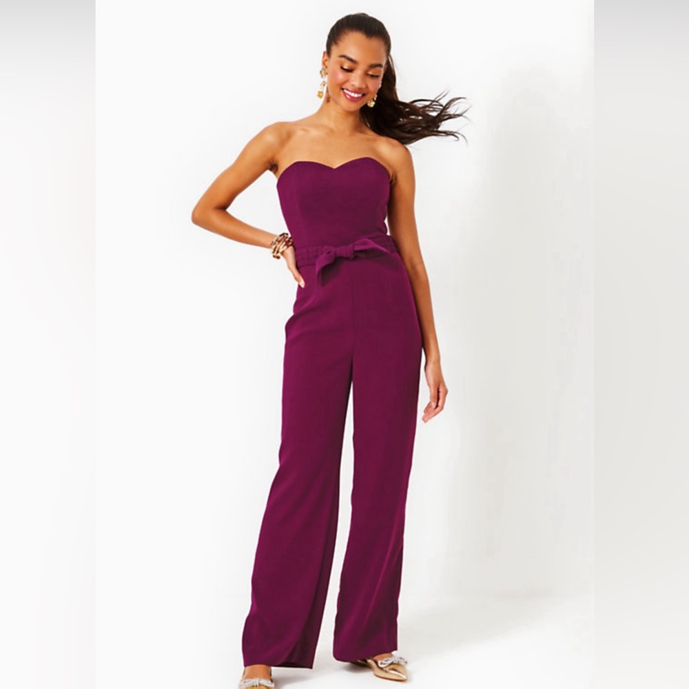 NWT Lilly Pulitzer Rosalie Strapless Jumpsuit